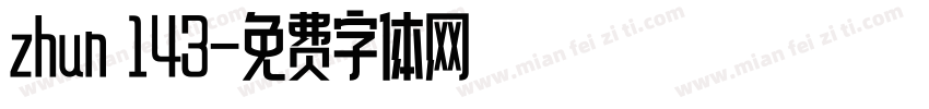 zhun 143字体转换